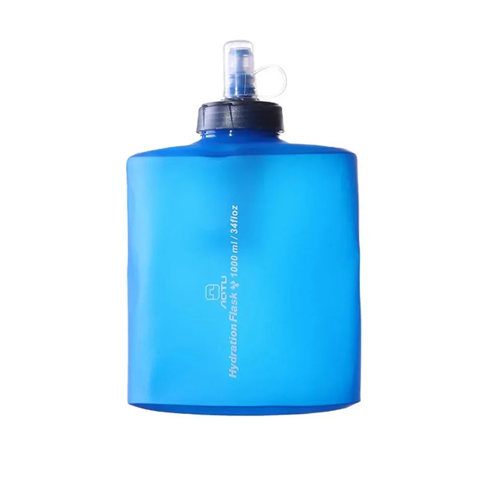 1000/2000ML Ultralight Foldable Water Bag Water Bottle Outdoor Sport Camping Running Hiking Bicycle TPU Soft Flask Water Bag New