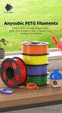 5KG ANYCUBIC PETG Filament PLA 3D Printer Multicolor 1.75mm Plastic 3D Printer Filament For Kobra 3 Combo S1C FDM 3D Printer