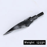 3pcs Hunting Broadhead 100gn-150gn ArrowHead Arrows Points for Compound Recurve Traditional Bow Crossbow Hunting Archery Outdoor