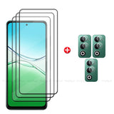 6-in-1 For OPPO A5 5G Glass OPPO A5 5G Tempered Glass Protective 9H HD Full Glue Cover Screen Protector OPPO A5 5G Lens Glass