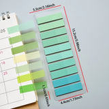 Colorful Transparent Memo Pads Self-Adhesive Sticky Notes Index 200-4000 Sheets for Office School Stationery