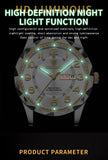 BINBOND New Fashion Mens Casual Sports Watches For Men Retro Big Dial Quartz Watches Classic Leather Business Men Watches B5663