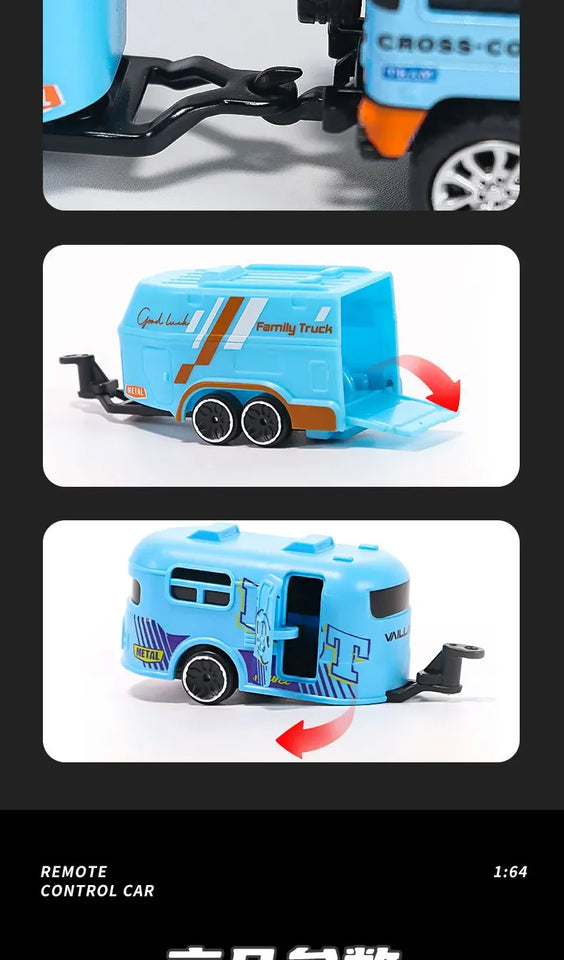J40Small Mini Remote Control Alloy Birthday Gift Toy Car Model with Lights and Hanging Box for Boys