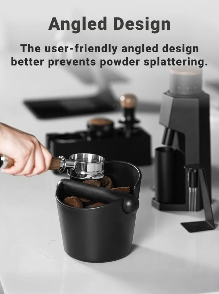 Coffee Knock Box Espresso Grounds ContainerDump Bin Bucket Anti Slip Powder BeveledResidue Barista Accessories Maker Tools