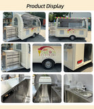 Outdoor Food Cart Street Lunch Kiosk Coffee Carts Mobile Food Trailer Food Truck Manufacturing for Outdoor Use