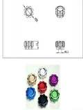 sim Aluinum knobs  Swith Button For Diy  Steering wheel