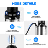 24V 320W Deep Well Pump High Lift Deep Well Pump DC Screw Submersible Pump Agricultural Irrigation Garden Home