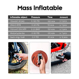 150 PSl Bike Air Electric Pump CYCLAMI A3 MAX Real-time Data Display Portable Pocket Auto MINI Tire Inflator For Bicycle Car