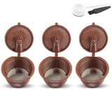 5.4*3.5CM Food Grade PP Reusable Coffee Capsule Pods For Dolce Gusto Refillable Filters Crema Espresso Capsules Cup Kitchen Tool