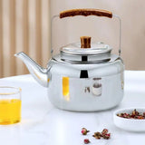 New 1L/1.5L/2L Tea Pot Large Capacity Fast Heating Teapot Stainless Steel Coffee Pot Home Camping