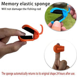 Fishing Accessories, Fishing Rod Holder, Protective Cover, Quick Connection and Fixing Clamp, Suitable for Binding Bait Rod