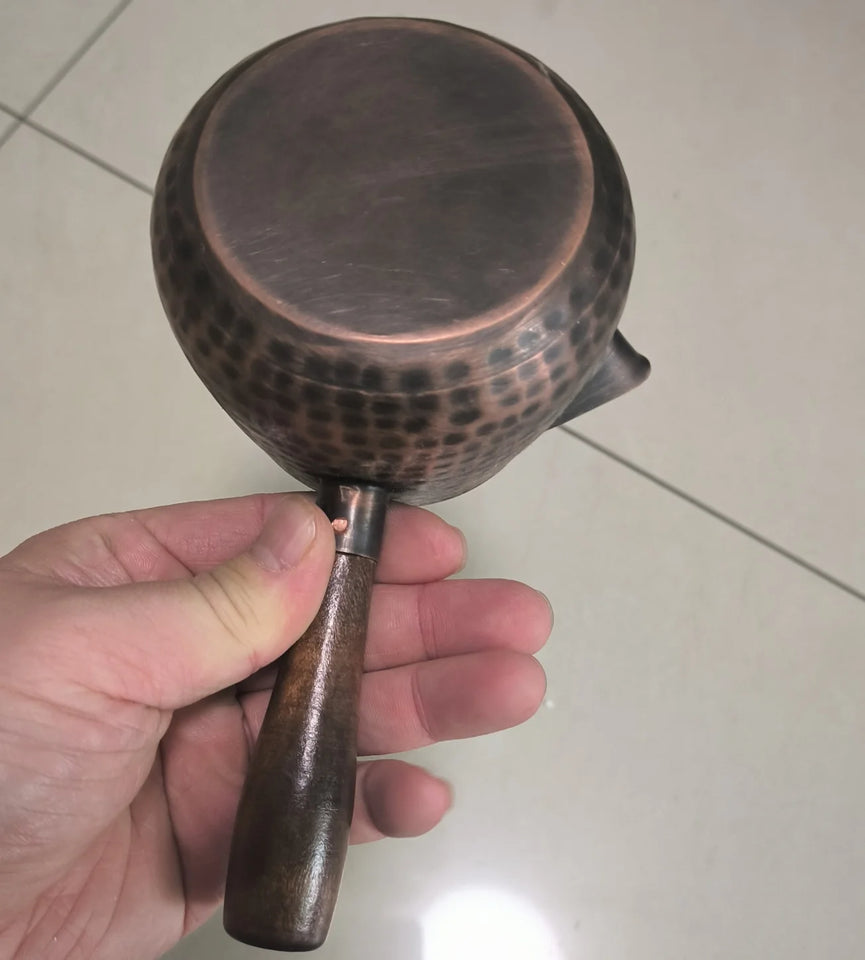 about 400ml red copper Teapot coffee