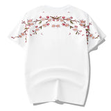Floral Embroidery Unisex Pullovers Sweatshirt For Men Loose Fit Autumn Quality Cotton Fashion Casual Oversized Luxury Pull Homme