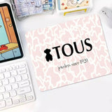 Classic Jewelry Logo T-Tous Animation Keyboard Mat Table Mat Students Gabinete PC Gamer Desktop Mouse Pad For PC Computer Table