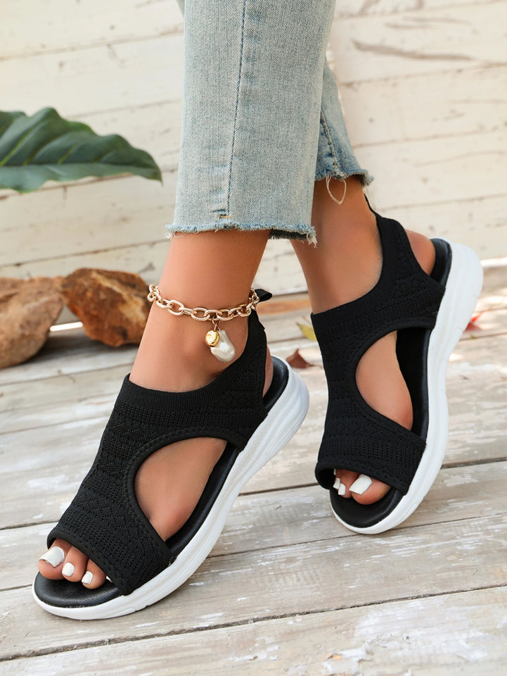 Summer Wedge Sandals for Women 2026 New Fashion Non Slip Beach Shoes Woman Lightweight Casual Platform Plus Size Sandals Women
