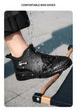 Couples Short Rain Shoes Fashion Light Waterproof Shoes Non-Slip Sports Korean Rain Boots