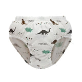 Exquisite Box Package Boys Underwear Soft Breathable Cotton Briefs For Boys Cartoon Dinosaur Kids Panties Knickers Multipack