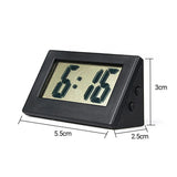 Electronic Clock Car Dashboard Student Exam Study Mini LCD Display Large Screen Table Desk Digital Clock Home