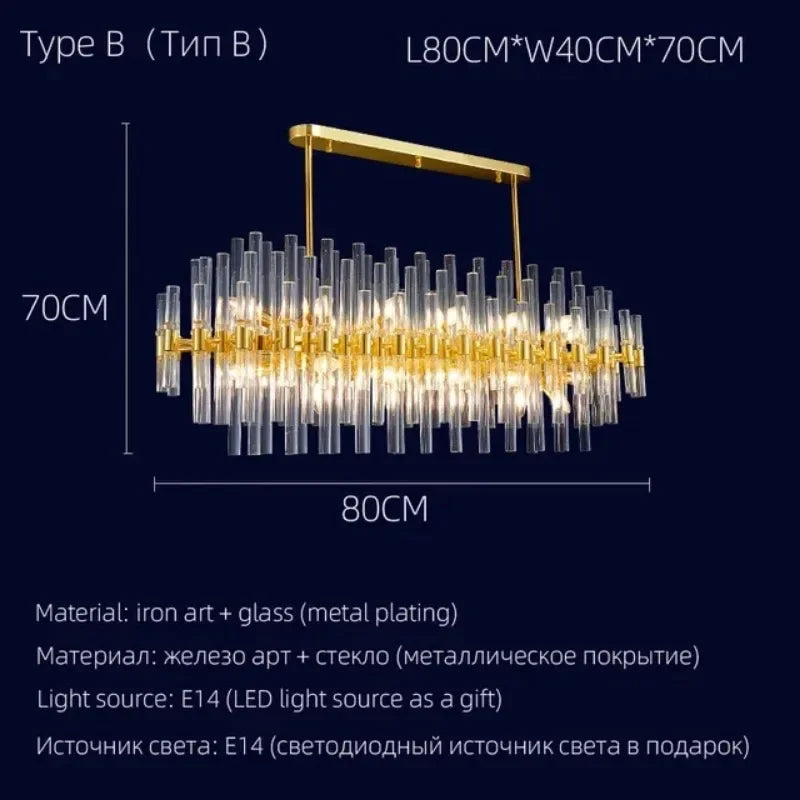 Modern restaurant luxurious smart crystal chandelier Gold round Living room interior decoration salon restaurant chandelier