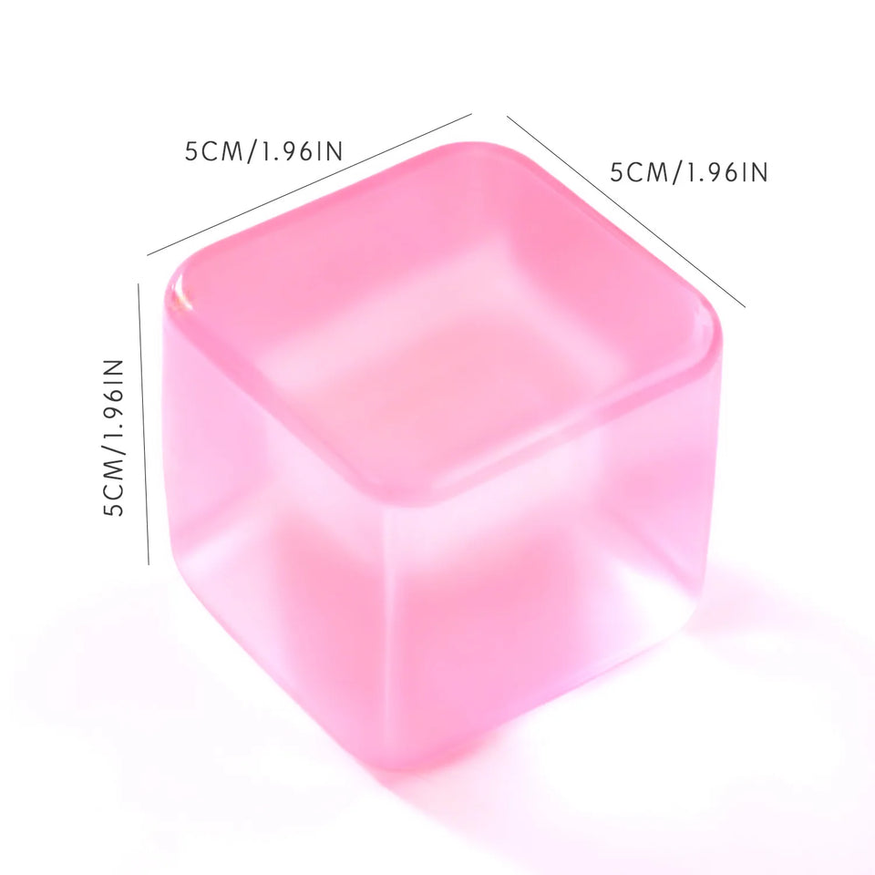 Ice Cube Shaped Square Stress Relief Ball Toy Squishy Squeeze Anxiety ADHD Stress Relief Sensory Adults Toys