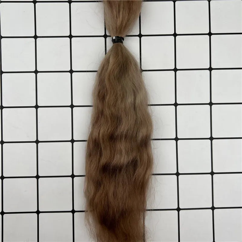 25-30cm 10gram /bag Reborn Doll mohair DIY 1/3 1/4 BJD doll wig Top Quality Reborn Doll Mohair hand rooted Doll hair Accessory
