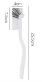 Japanese Style Sink Brush Cleaning Cup Brush with Long Handle Elbow Design Tail Hole Wall Hanging Crevice Cleaning Accessories