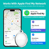 Mini Global GPS Tracker Smart Tag Compatible with iOS Find My App Key Finder Car Dog Pets Anti-lost Alarm Locator Tag For iPhone