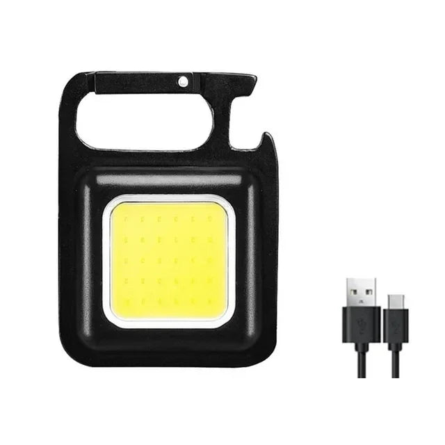 1-5PC COB Worklight USB Rechargeable LED Flashlight Power Bank 18650 Portable Camping Lamp with Magnet Waterproof Lantern 4000mA