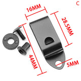 Stainless Steel Kydex Waist Clip Universal Knife Scabbard Waist Clip K Sheath Carrying Clip Kydex K Clip Belt Clip
