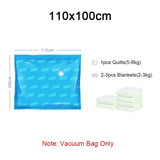 Home Vacuum Storage Bags for Clothes Blankets Pillow Travel Storage Compression Bag Clothes Organizer Space Saver Bag