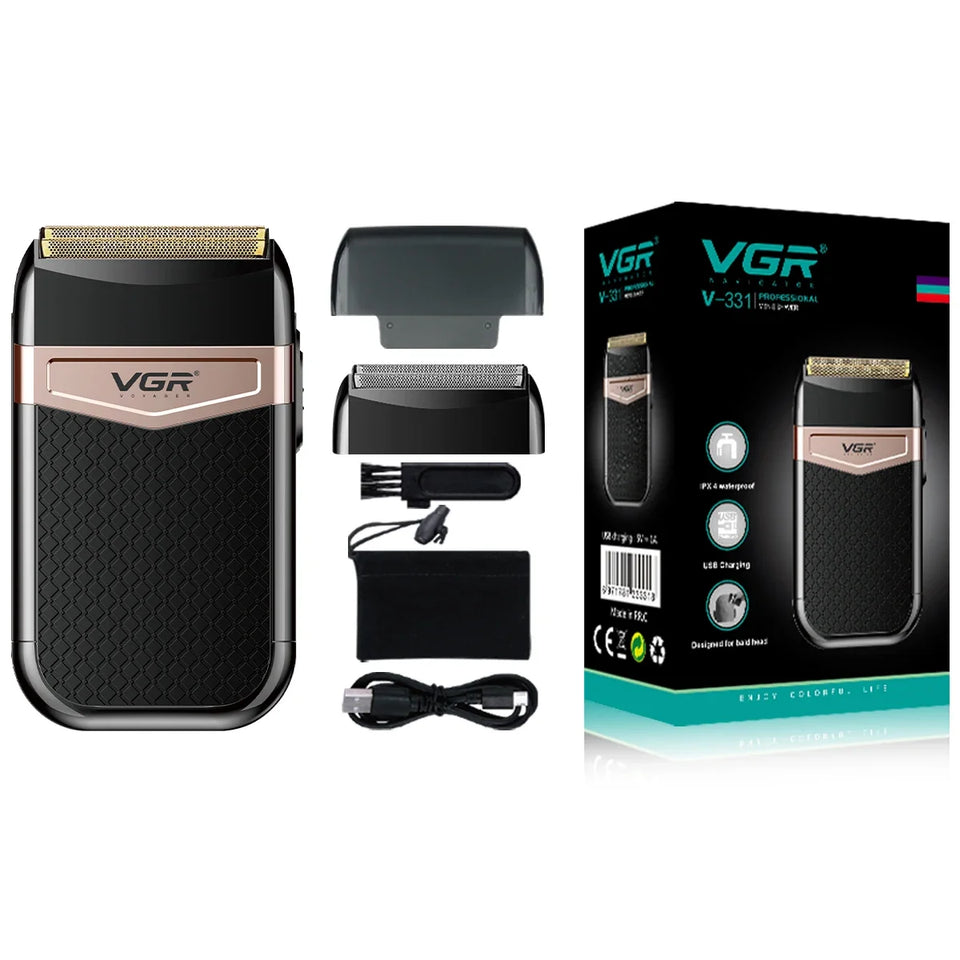 VGR Razor Electric Shaver Hair Trimmer Professional Beard Cutting Machine Foil Shaving Machine for Men V-331