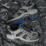 Spring Casual Shoes Men Breathable Comfortable Lace Up Walking Shoes Autumn Classic Outdoor Sneakers Thick-Soled Hiking Shoes