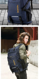 50L Waterproof Hiking Camping Travel Backpack Men Women Outdoor Large Capacity Mountain Climbing Bag Oxford Luggage Rucksack