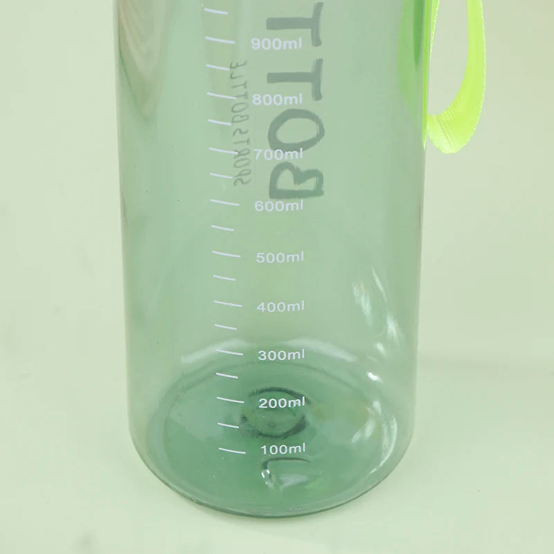 1000ML Plastic Water Bottle For Outdoor Sports Drinking Portable Sport Tea Coffee Cup Kitchen Tools Kids Water Bottle For School