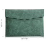 PU Leather A4 Document Bag, 7 Colors, File Folder for Office & Travel, Stylish Organizer