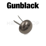 100pcs Metal Two Leg Feet Pierced Rivet Stud Half Ball Round Nail For DIY Leathercraft Bag Cap Shoes Handbag Bottom Protecting