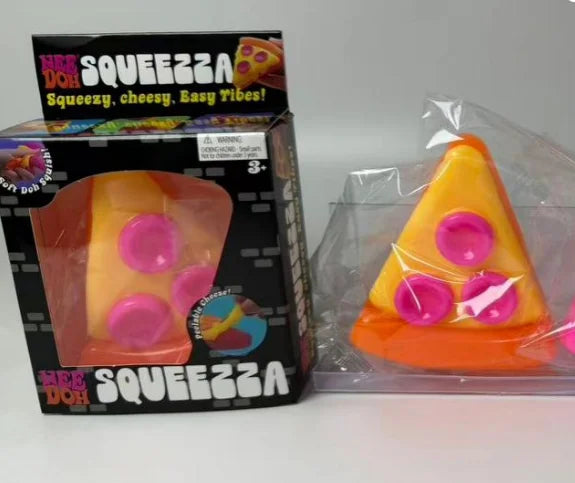 Pizza Sensory Fidget Cube Fun Toy Stress Relief Squishy Solid Translucent Anxiety Relief For Relaxing Trendy Blind Box
