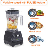 BioloMix Mini Pro 1800W Professional-Grade Smoothie Blender, 1.8L Container, Black/RED, Self-Cleaning