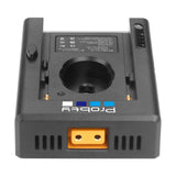 NP-F Battery Charger Battery Adapter Plate with DC12V DC8V USB-A Output Cold Shoe Adapter 1/4 Inch Screw Hole