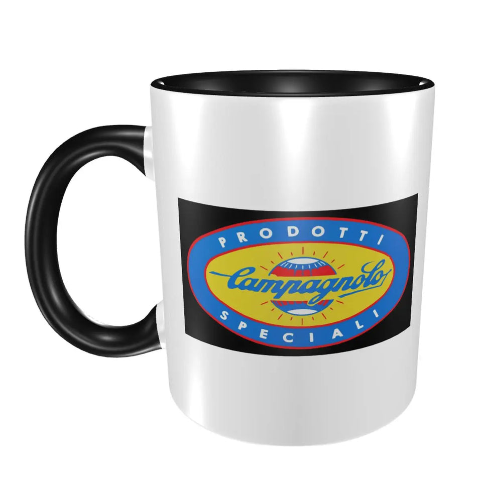 Campagnolo Vintage Italian Cycling Tour Mug Funny Ceramic Coffee Cups Tea Mugs Milk Cup Drinkware Gifts for Friends