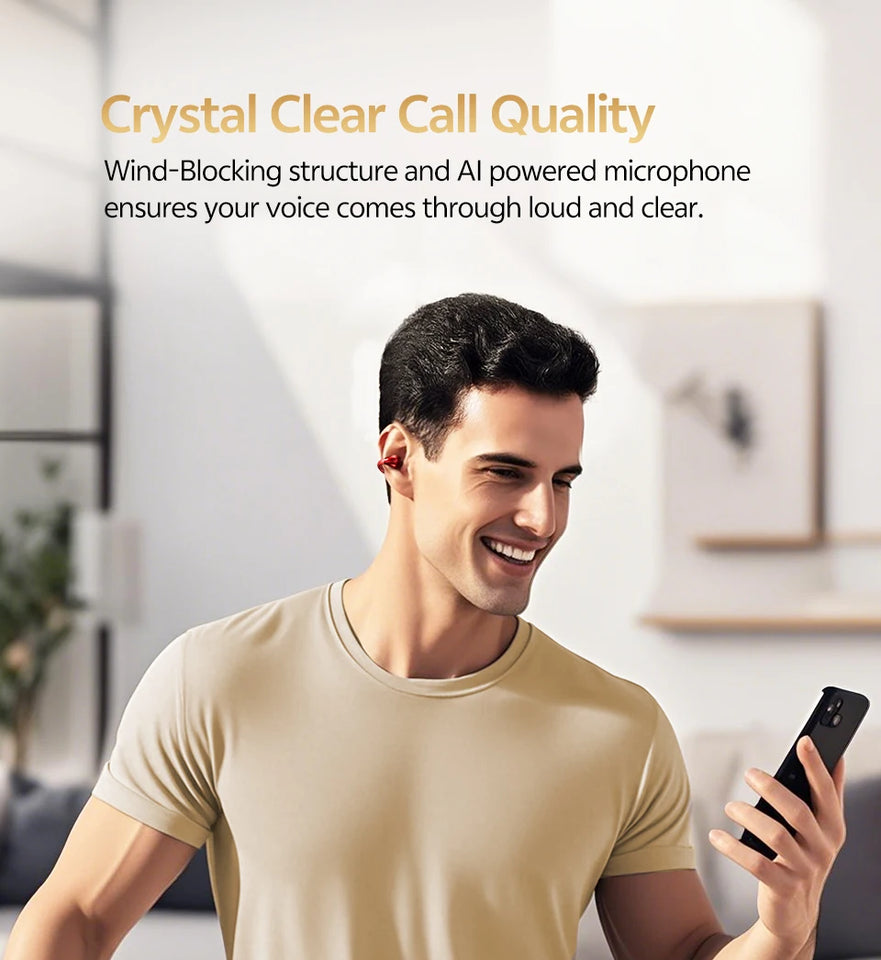 QCY T33S Open Ear Earbuds Crossky C30S Ultra-Comfort Clip On Ear Buds Wireless Bluetooth 6.0 LDAC Hi-Res Audio 40H Earphones
