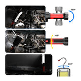 COB Floodlight Rechargeable Lamp Led Work Light Use 2*18650 Battery Led Portable Magnetic Light Hook Clip Waterproof