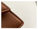 Women Mini Handbag Korean Style Chic Solid Texture Chain Crossbody Bag Ladies Summer High-Grade New Lipstick Commuter Bags