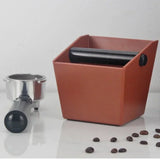 Coffee Knock Box Espresso Grounds Container Coffee ABS Bucket Anti Slip Powder Beveled Residue Barista Accessories Maker Tools