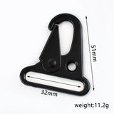 5/10Pcs 20/25/32/38mm Metal Buckle Bag Strap Lobster Clasp Backpack Webbing Dog Collar Trigger Snap Hook DIY Hardware Accessory