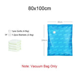 Home Vacuum Storage Bags for Clothes Blankets Pillow Travel Storage Compression Bag Clothes Organizer Space Saver Bag