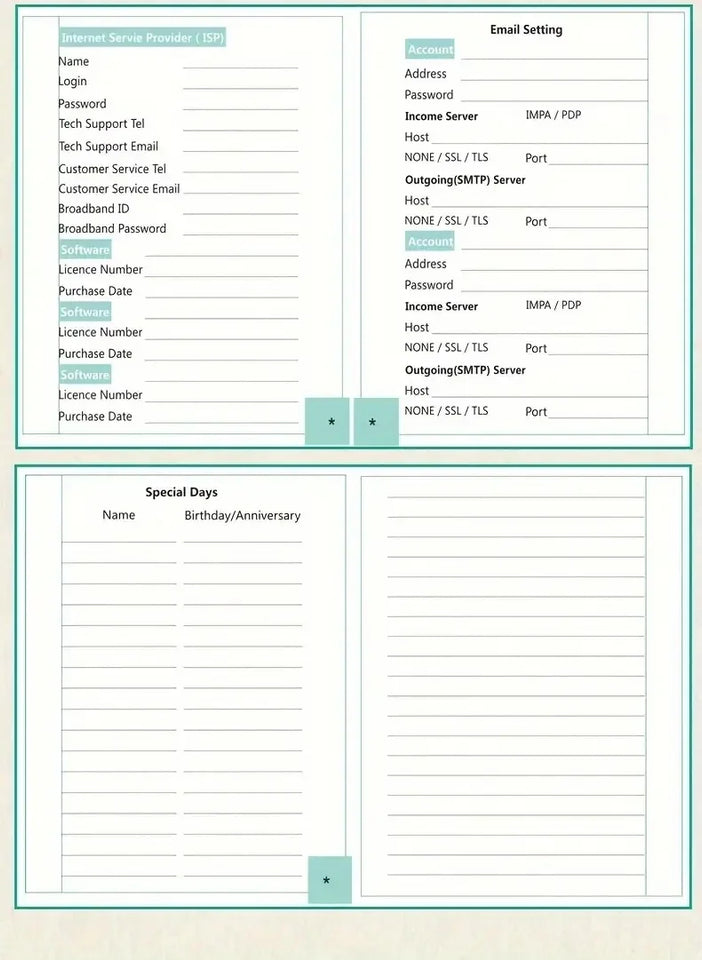 MINI Size Notebook Telephone Address & Birthday Book With Alphabetic Tabs Notepad Notebooks Writing Pads Office School Supplies