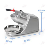 ITOP Ice Crusher Small Commercial Ice Shaver Stainless Steel Shaved Ice Machine Snow Cone Maker