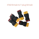 Model T plug adapter XT60 adapter, model aircraft power supply battery charger motor ESC adapter socket
