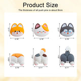 Bview Art 20/30 Pcs Dog Cat Push Pins Cute Decorative Animal Thumb Tacks Cork Board Thumbtacks for Bulletin Board
